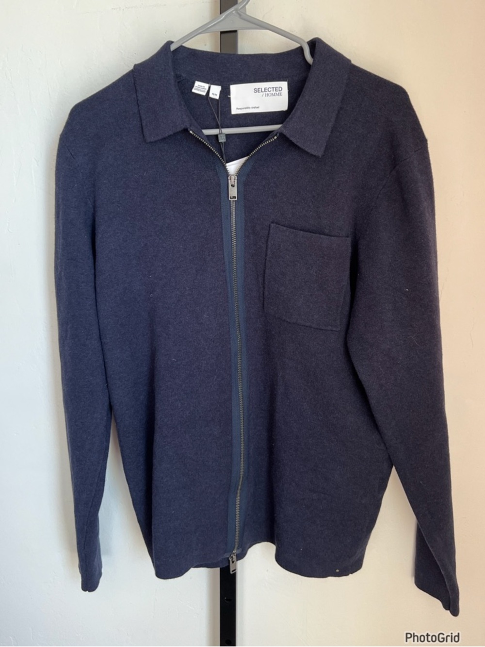 Selected Navy Blazer Cardigsn Medium Men’s New Tags